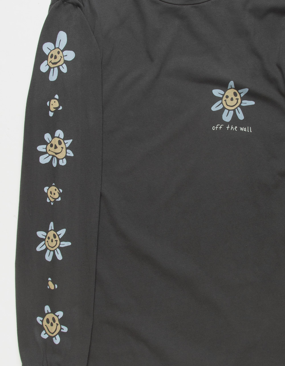 VANS Trippy Grin Floral Mens Tee - BLACK