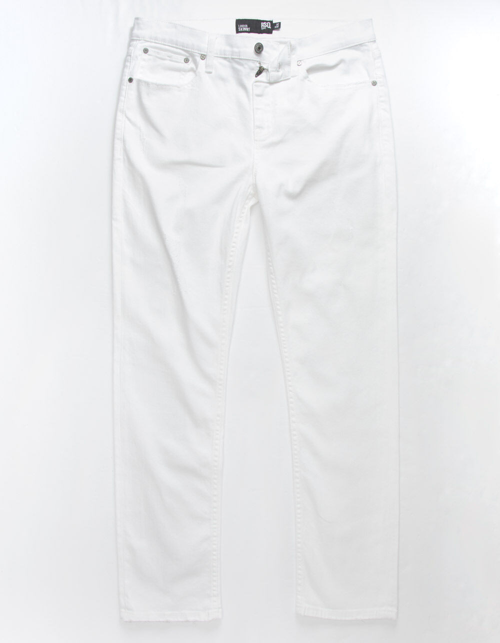 RSQ Mens Slim White Jeans image number 0