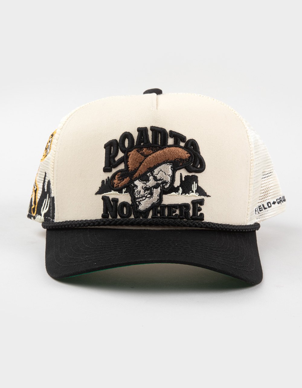 FIELD GRADE Road To Nowhere Trucker Hat - BLACK COMBO