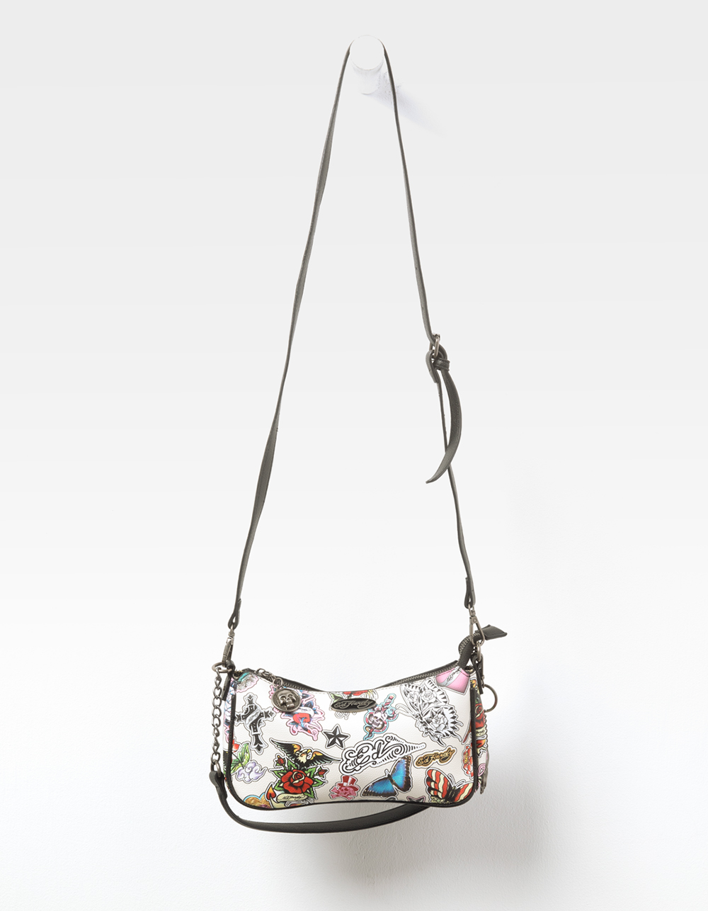 ED HARDY Renata Bag - WHITE/MULTI