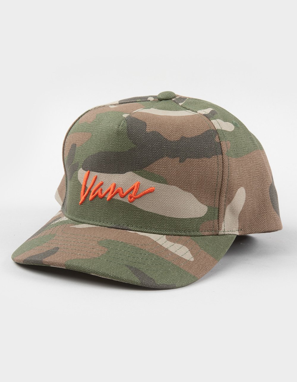 VANS Classic Script Snapback Hat - CAMO