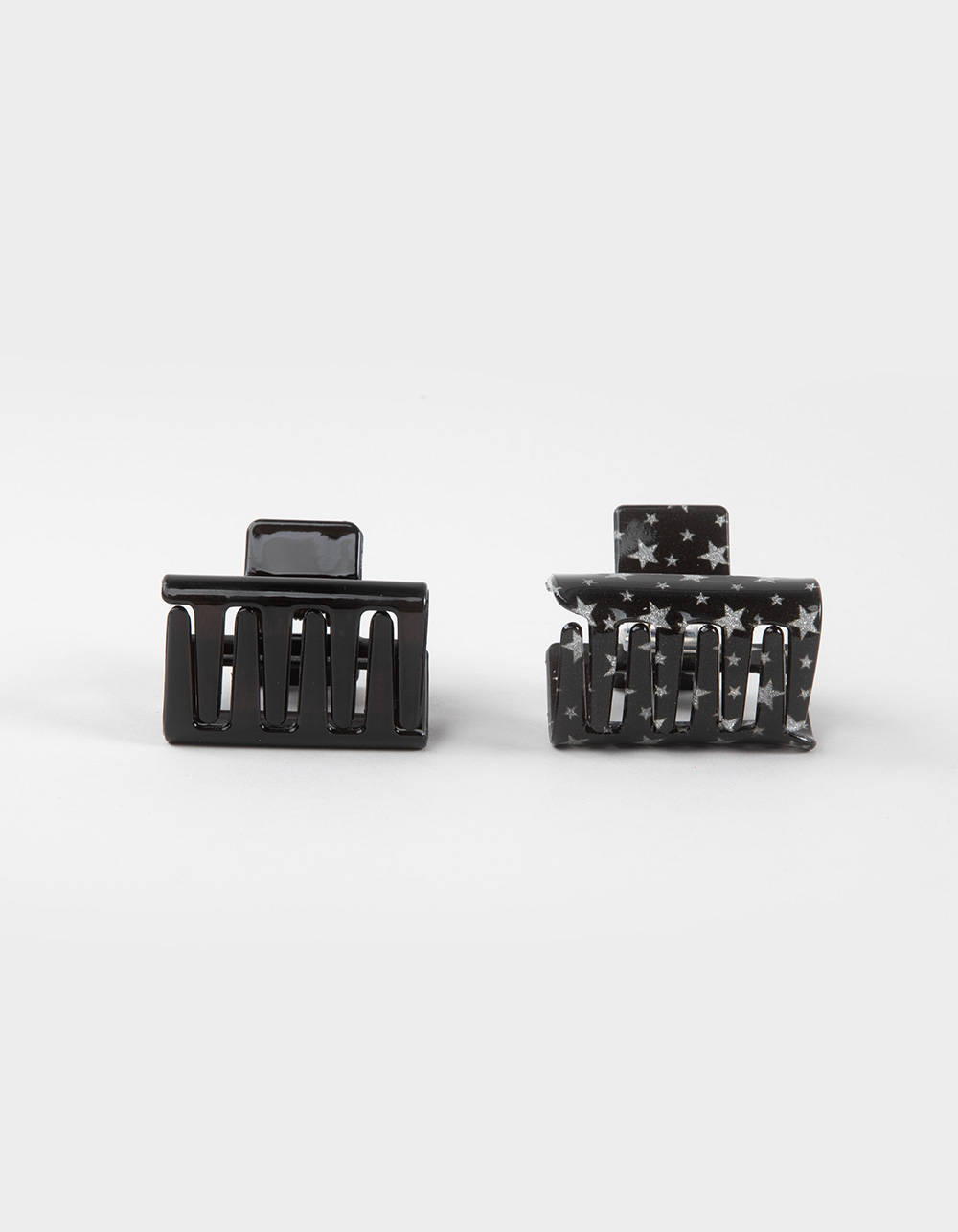 FULL TILT 2 Pack Star Claw Clip Set - BLACK