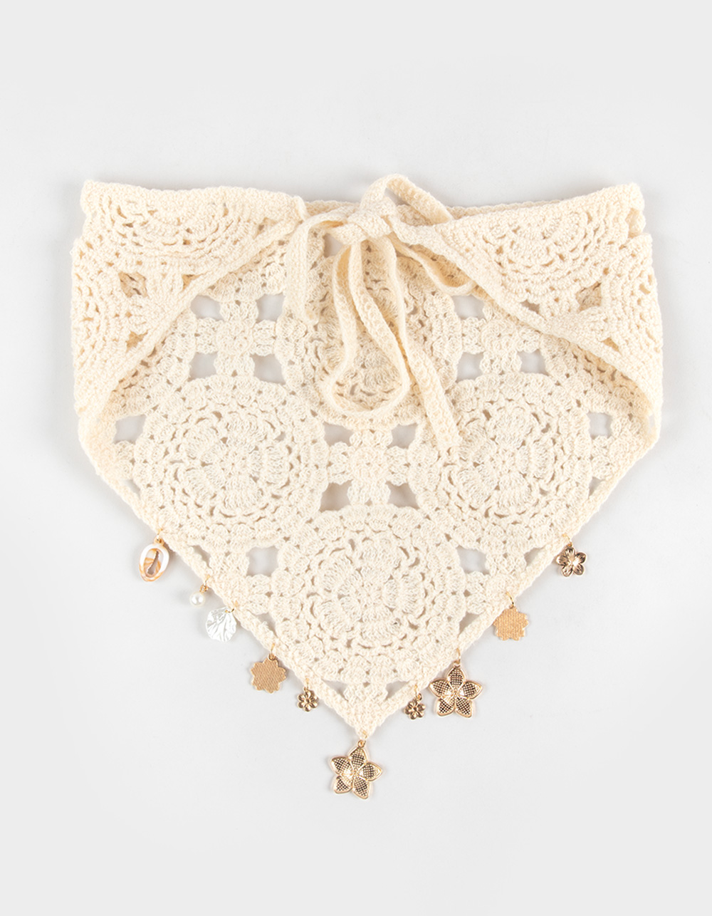 FULL TILT Crochet/Charm Headscarf - MULTI