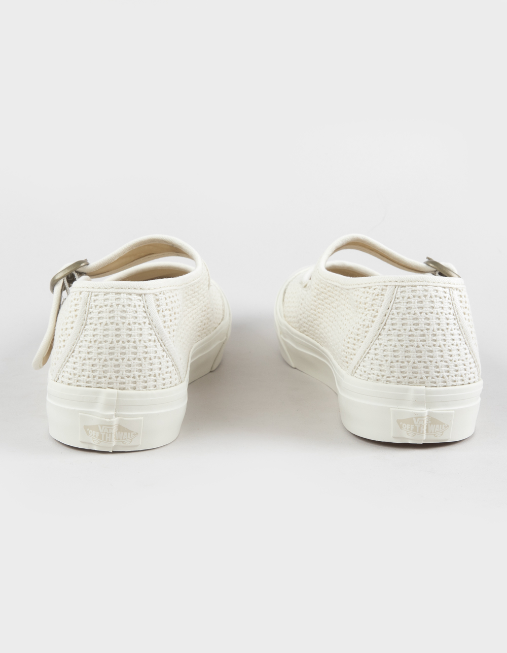 VANS Mary Jane Crochet Womens Shoes - CREAM