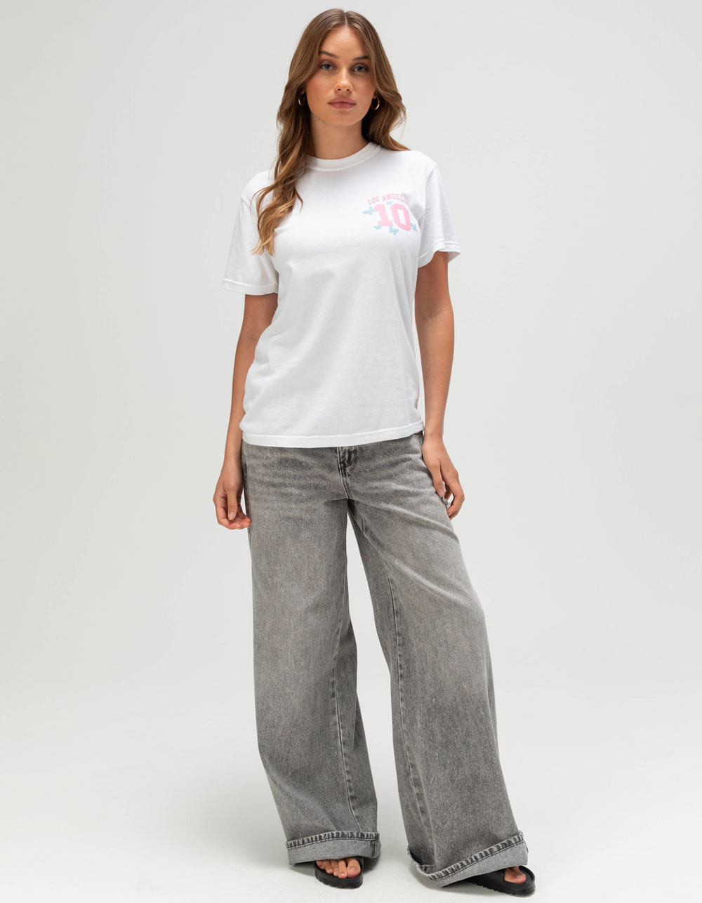 RIOT SOCIETY LA Butterfly Womens Tee - WHITE