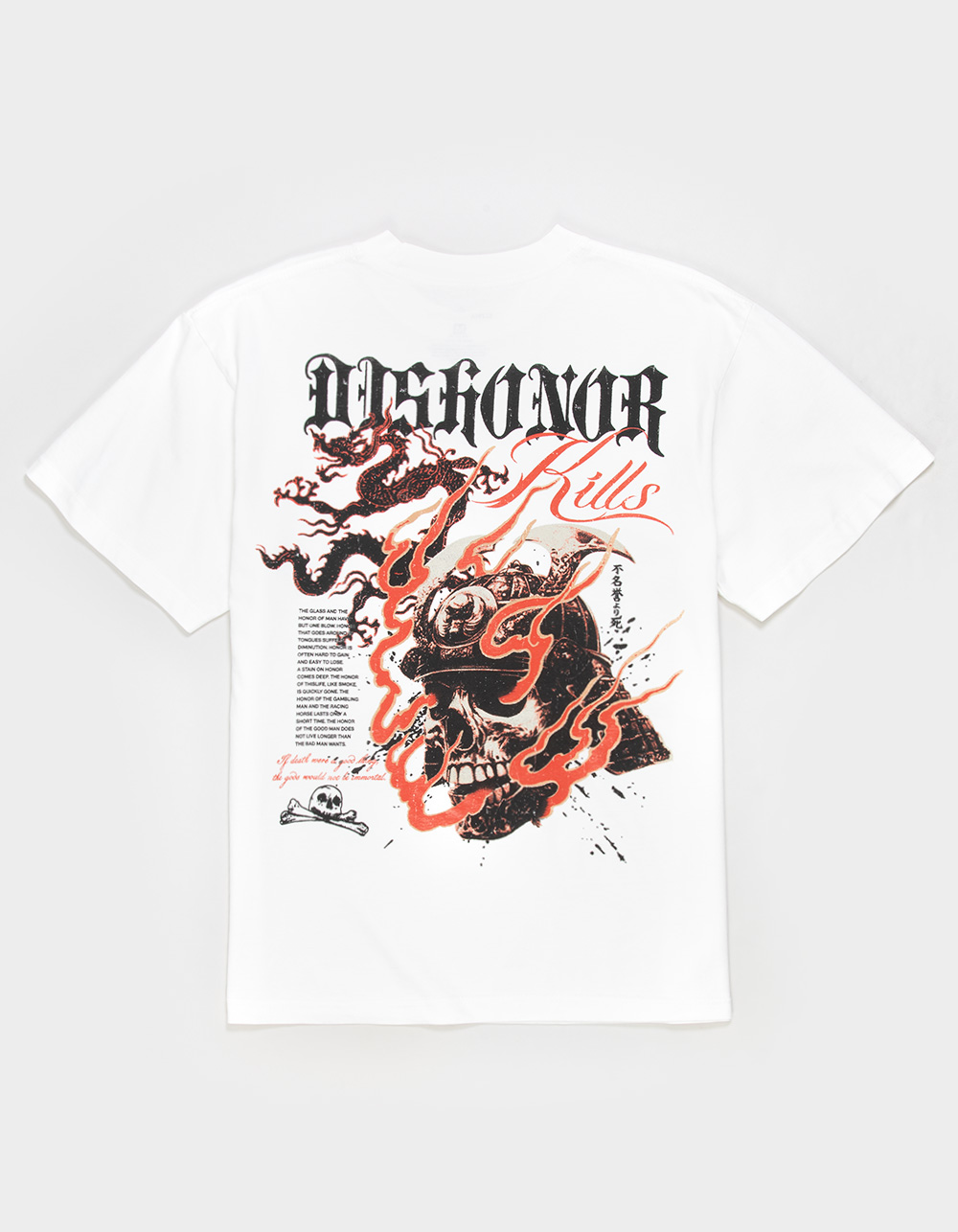 ALPHA COLLECTIVE Dishonor Mens Boxy Tee - CREAM