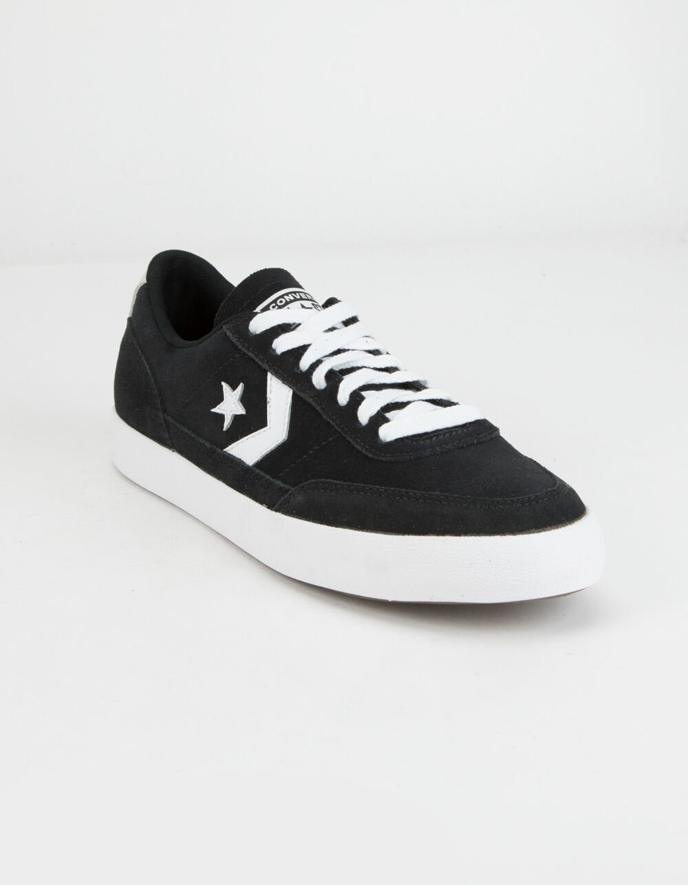converse suede and leather net star classic black shoes