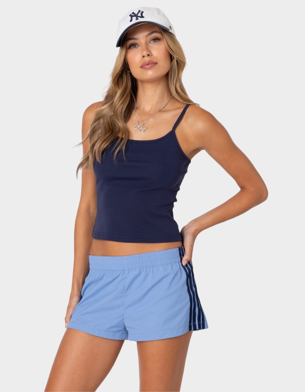 EDIKTED Deanna Tank Top - NAVY