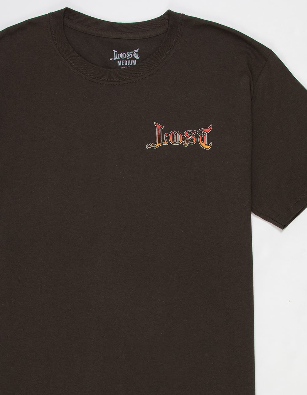 LOST Three Skulls Mens Tee - CHOCOLATE