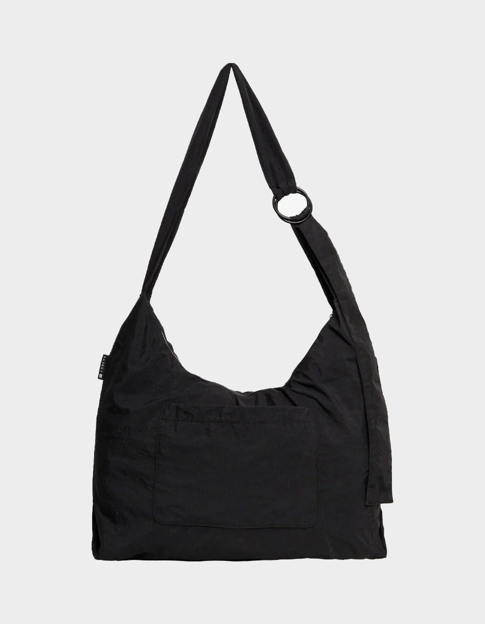 THREAD Slouchy Shoulder Bag - BLACK