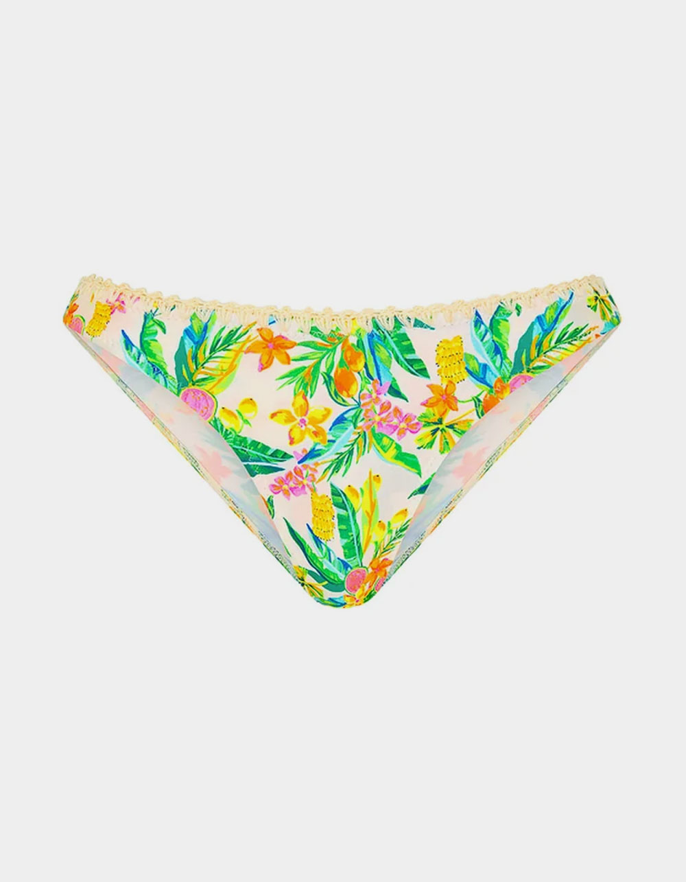 KULANI KINIS Golden Hour Crochet Cheeky Bikini Bottoms - YELLOW COMBO