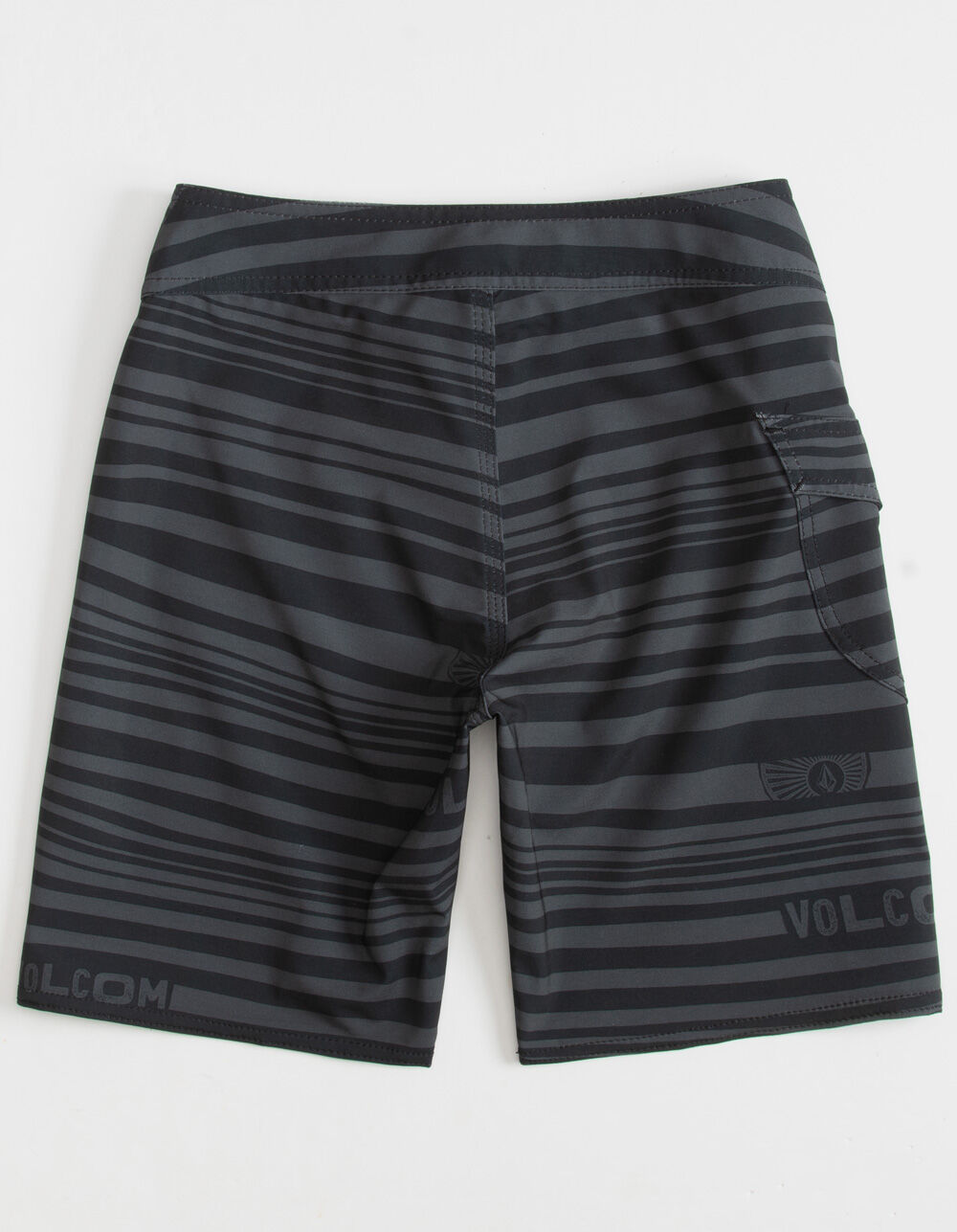 VOLCOM Stripe Mod Boys Boardshorts - BLACK | Tillys