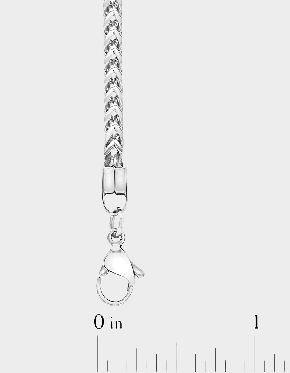 STEEL NATION Stainless Steel 3MM Franco Link Chain - STAINLESS