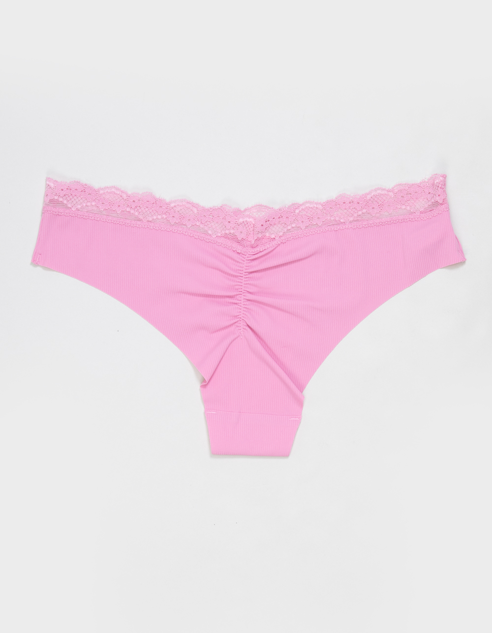 FULL TILT Lasercut Lace Waist Cheeky Panties - PINK