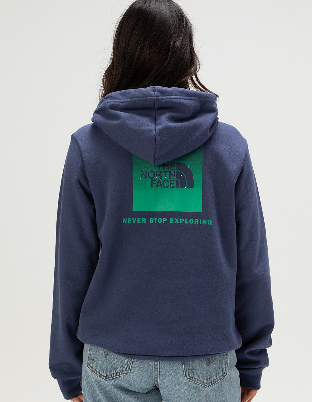 THE NORTH FACE Evolution Gradient Womens Hoodie - DUSTY BLUE