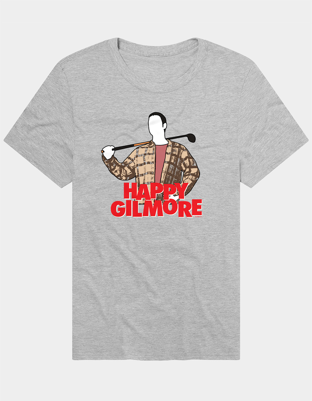 HAPPY GILMORE Golf Club Mens Tee - HEATHER GRAY