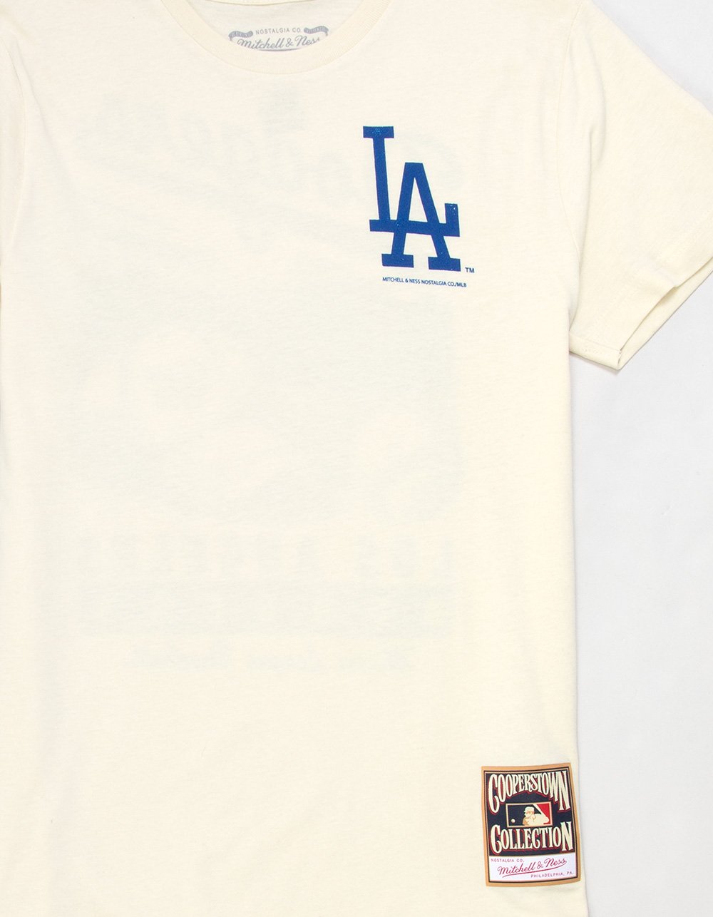 MITCHELL & NESS Los Angeles Dodgers Locker Room Boys Tee - NATURAL