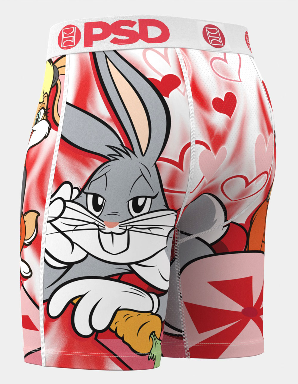 PSD x Looney Tunes Hearts Mens Boxer Briefs - MULTI