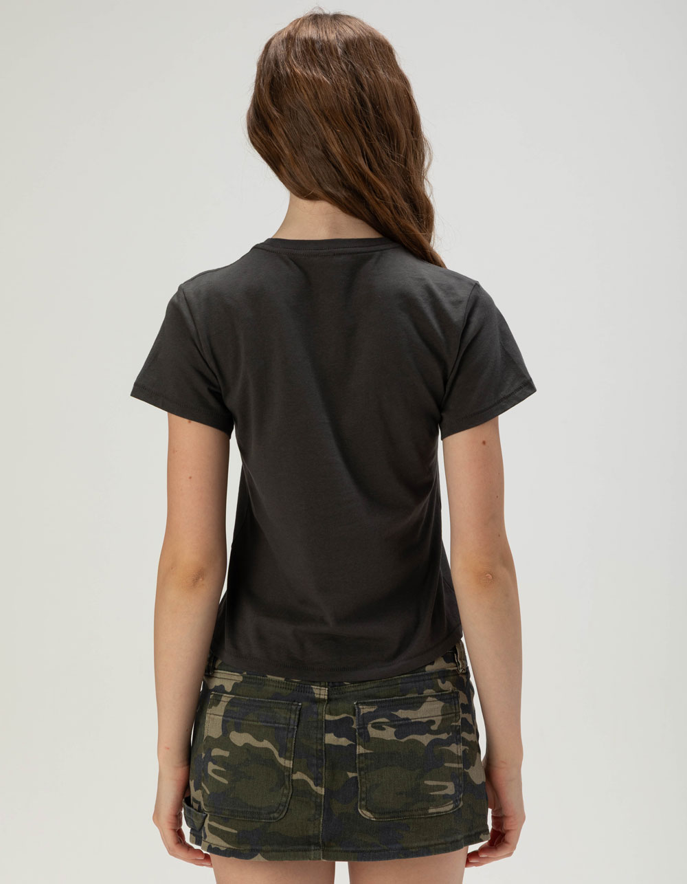 SANTA CRUZ Banner Heart Womens Tee - BLACK