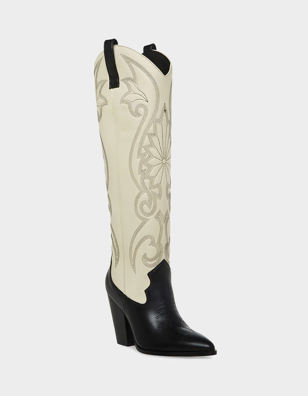 filete radiador Separar STEVE MADDEN Lasso Womens Tall Western Boots - BLK/WHT | Tillys