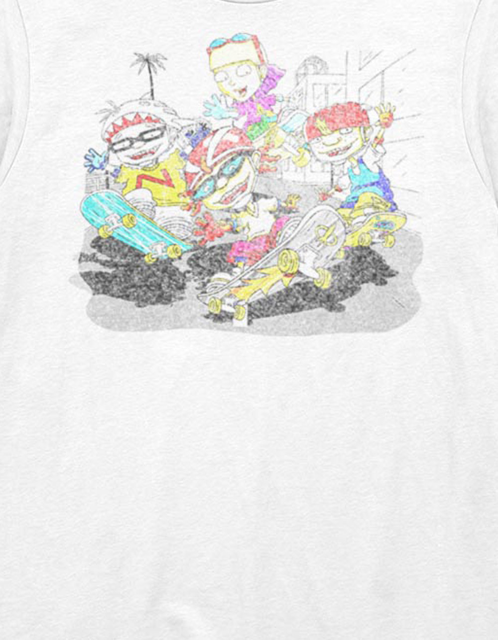 NICKELODEON Rocket Boys Unisex Tee - WHITE