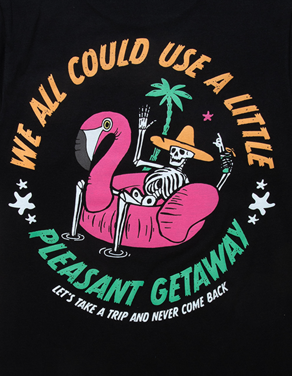 PLEASANT GETAWAY Take A Trip Boys Tee - BLACK