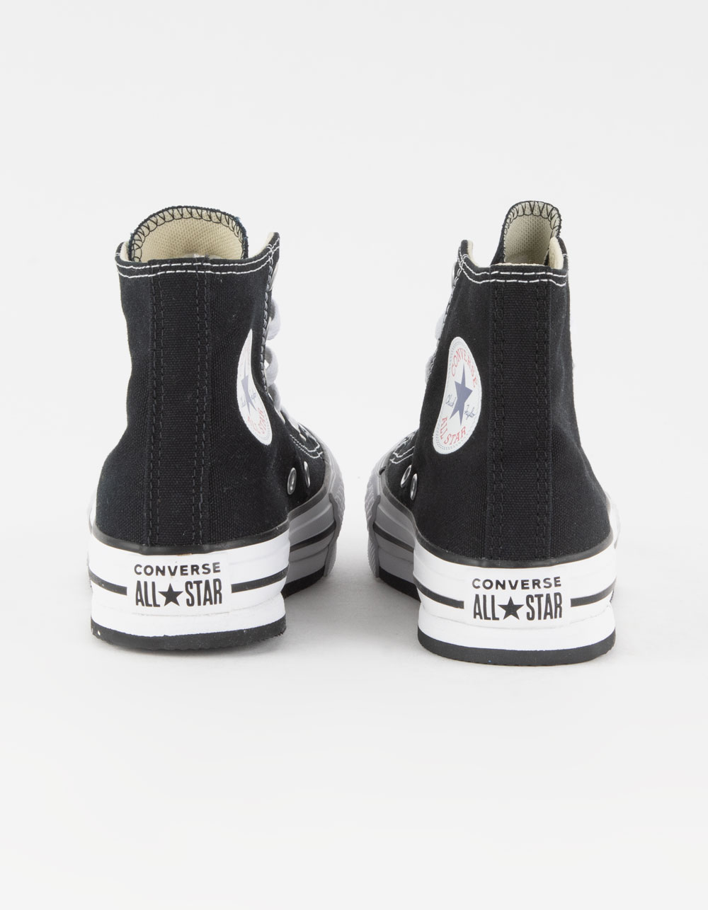 CONVERSE Chuck Taylor All Star Lift Platform Girls High Top Shoes - BLACK/WHITE
