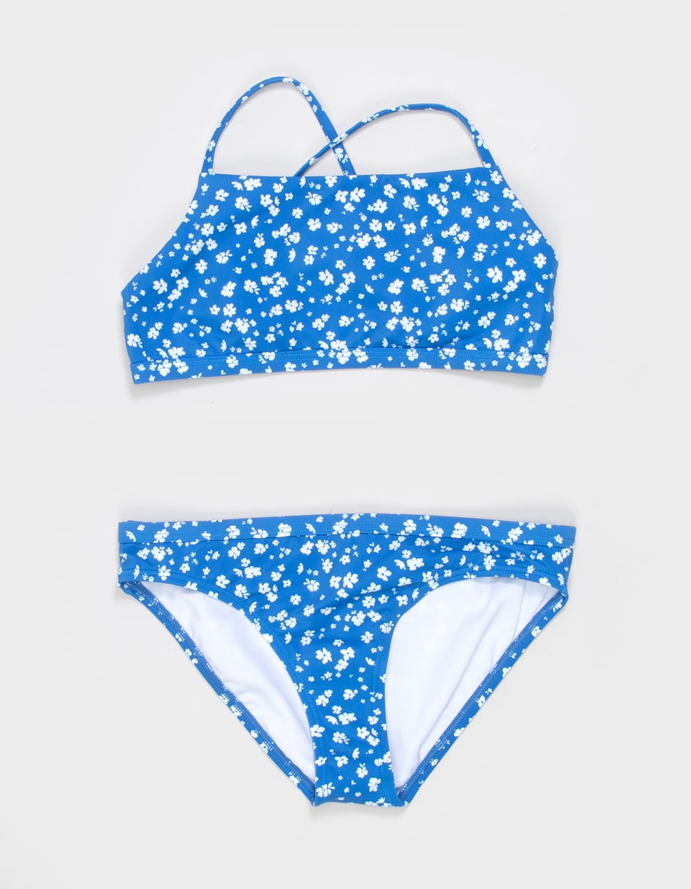 RIP CURL Surf Puff Girls 3 Piece Swim Set - BLUE COMBO