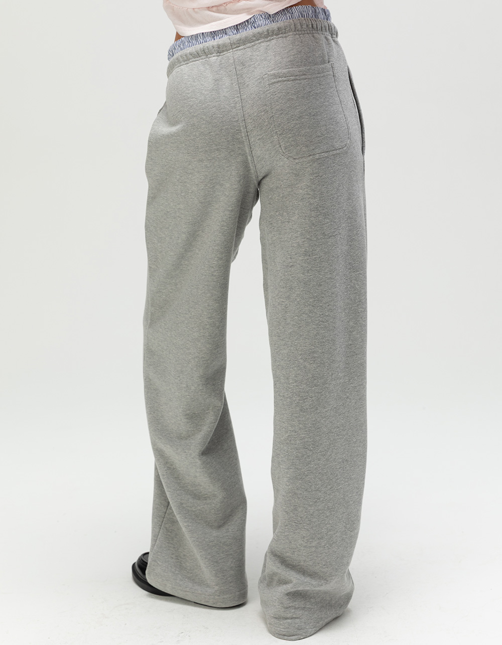 BDG Urban Outfitters Boxer Womens Wide Leg Joggers - LIGHT GRAY