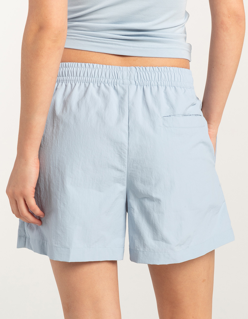 NIKE Sportswear Everything Woven Womens Shorts - LIGHT BLUE