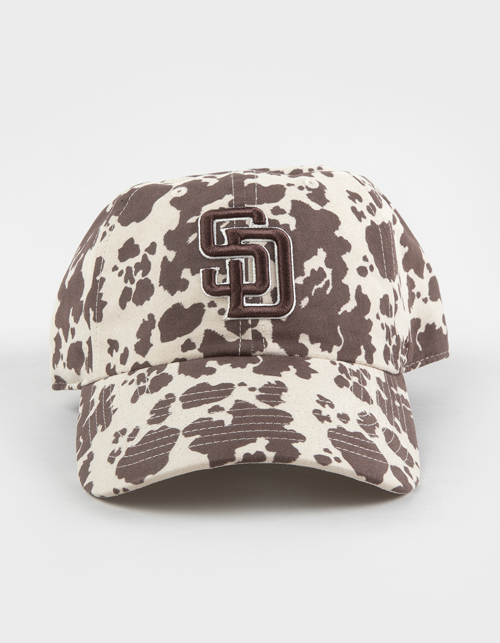 47 BRAND San Diego Padres Bessie '47 Clean Up Womens Strapback Hat - BROWN COMBO