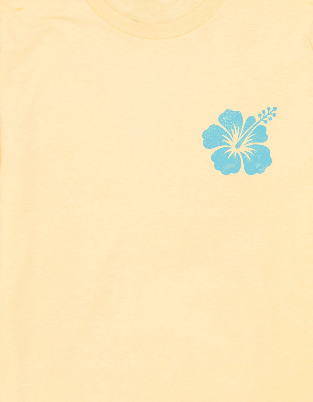 HAWAII Honolulu Flower Shop Unisex Kids Tee - LT YELLOW