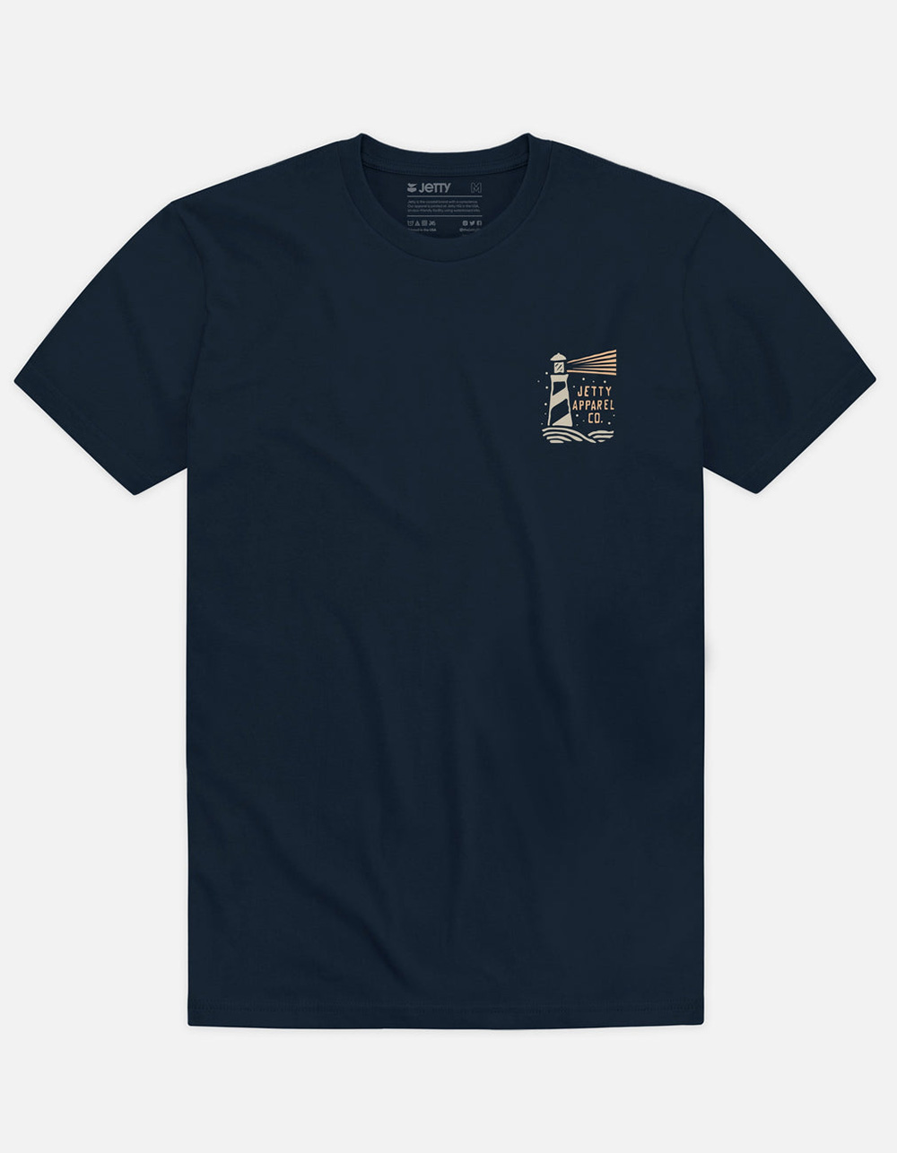 JETTY Skullhouse Mens Tee - NAVY