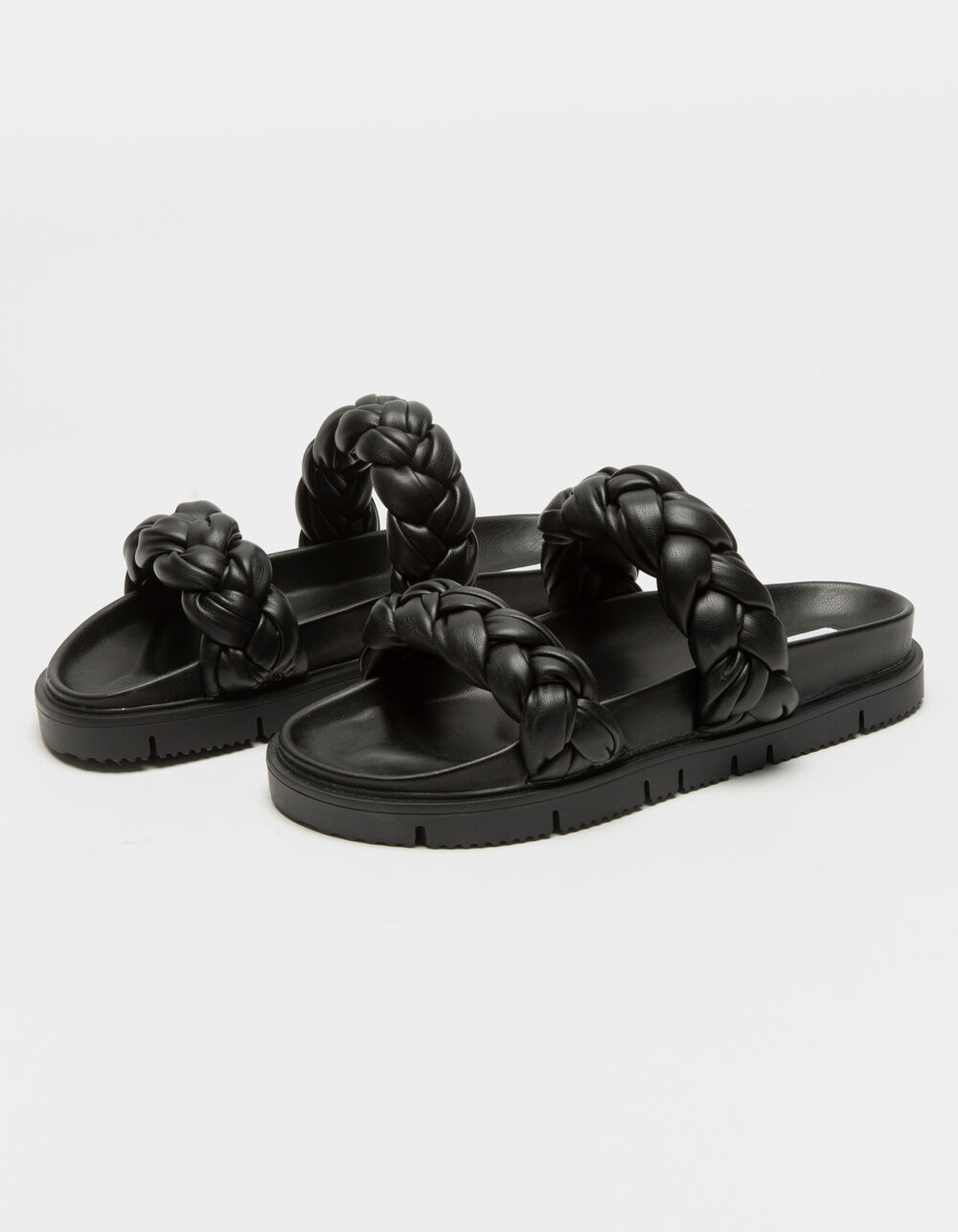 STEVE MADDEN Choice Womens Slide Sandals - BLACK | Tillys