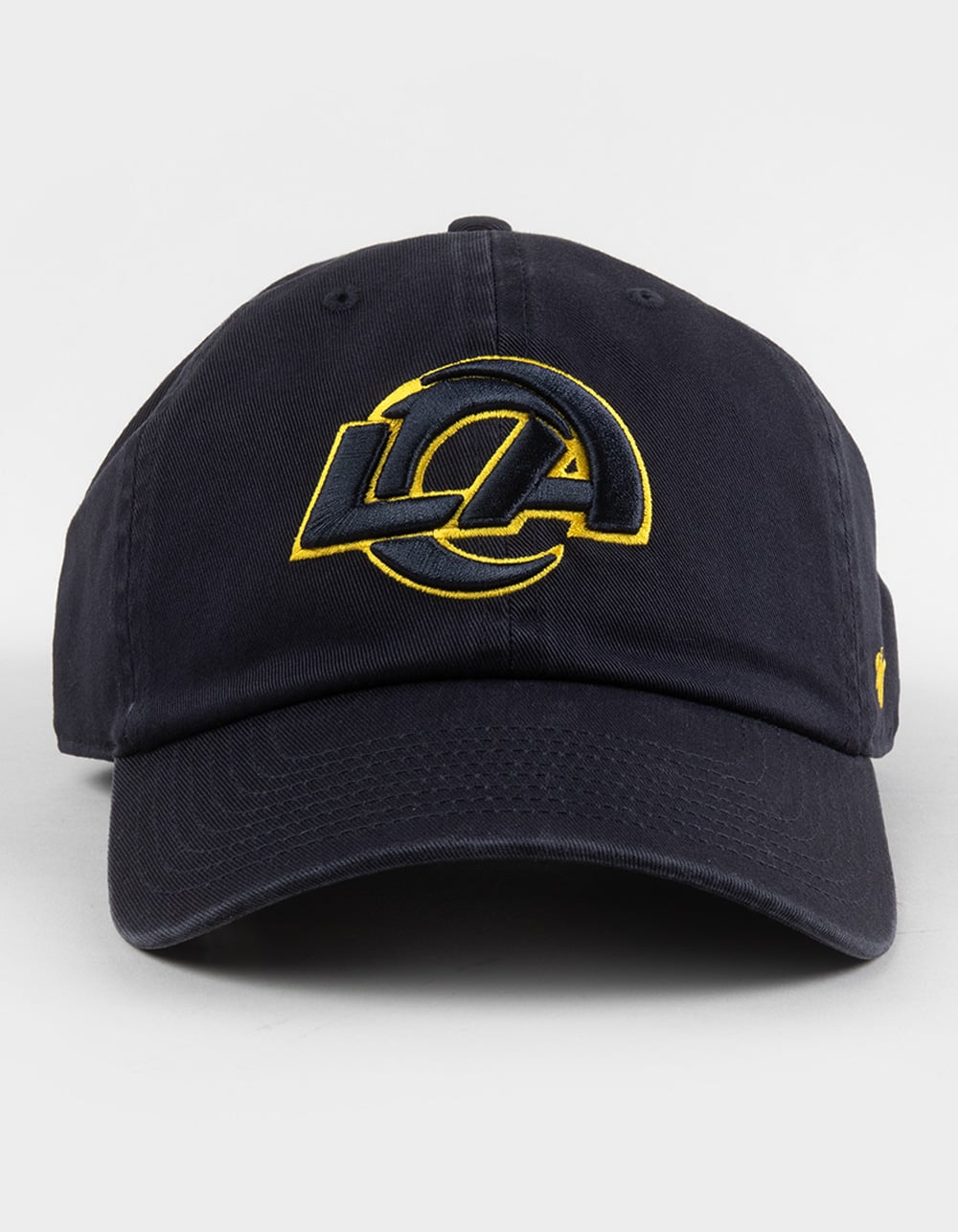 47 BRAND Los Angeles Rams '47 Clean Up Strapback Hat - BLUE COMBO