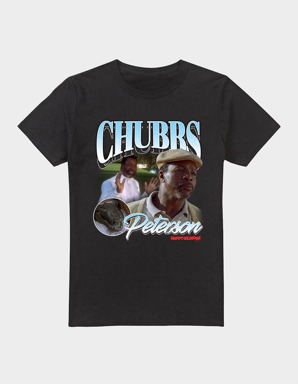 HAPPY GILMORE Chubbs Tribute Mens Tee - BLACK
