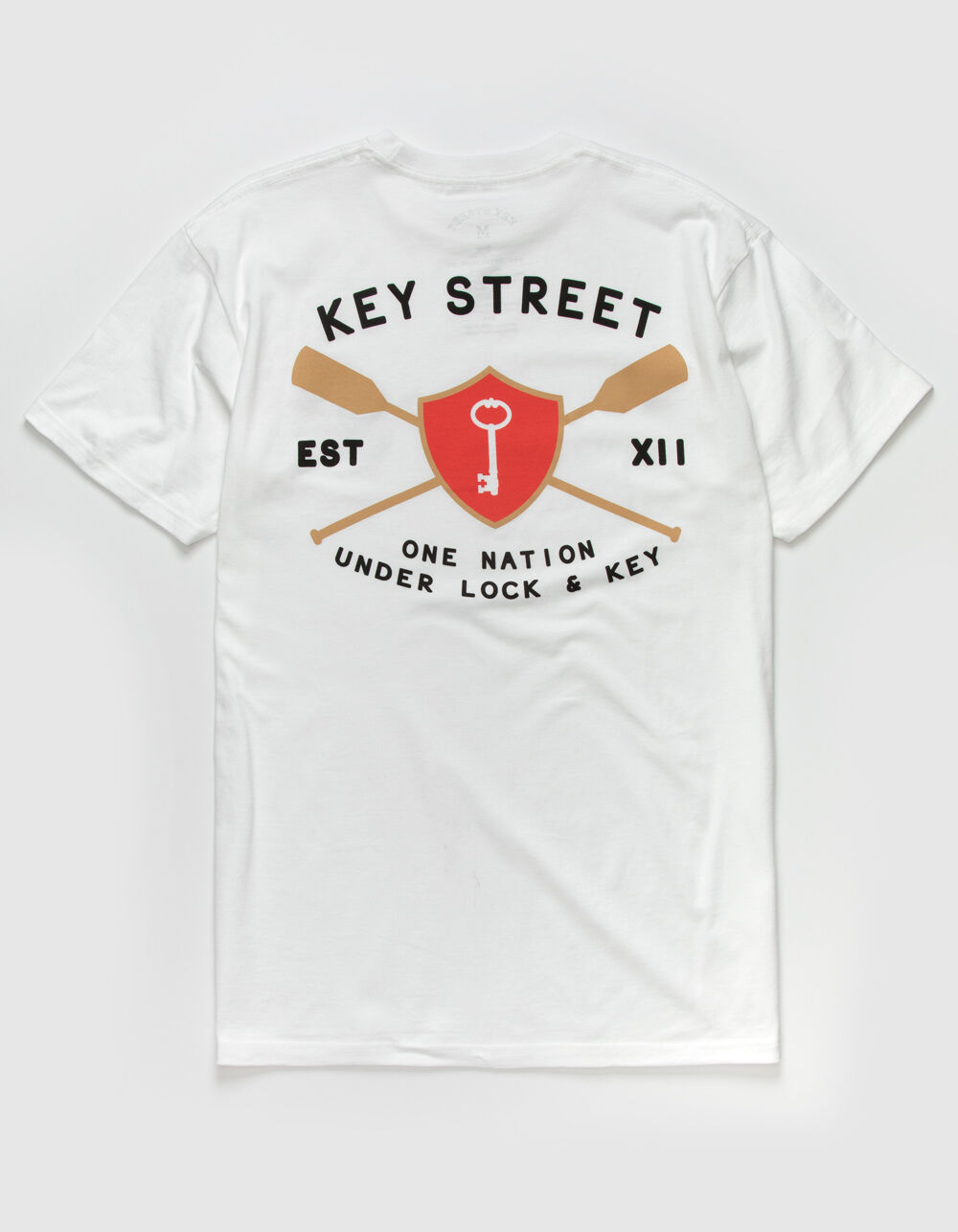 KEY STREET Rowing Club Mens TShirt WHITE Tillys