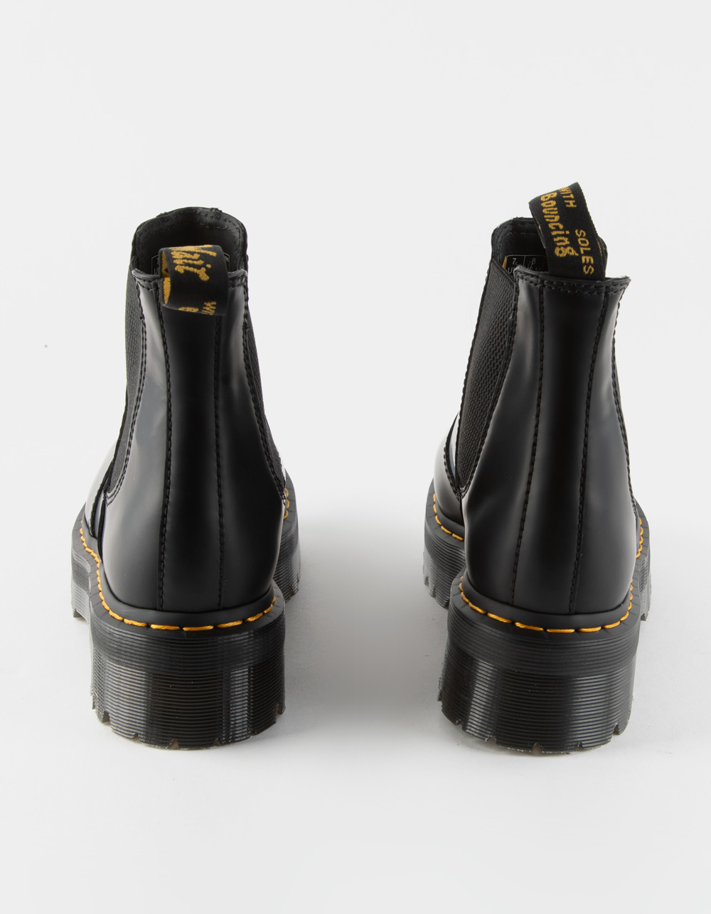 DR. MARTENS 2976 Quad Black Womens Chelsea Boots - BLACK |