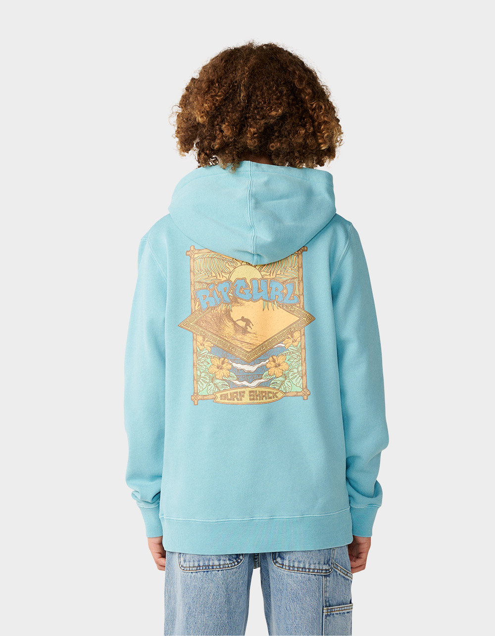 RIP CURL Surf Shack Art Boys Hoodie - OCEAN
