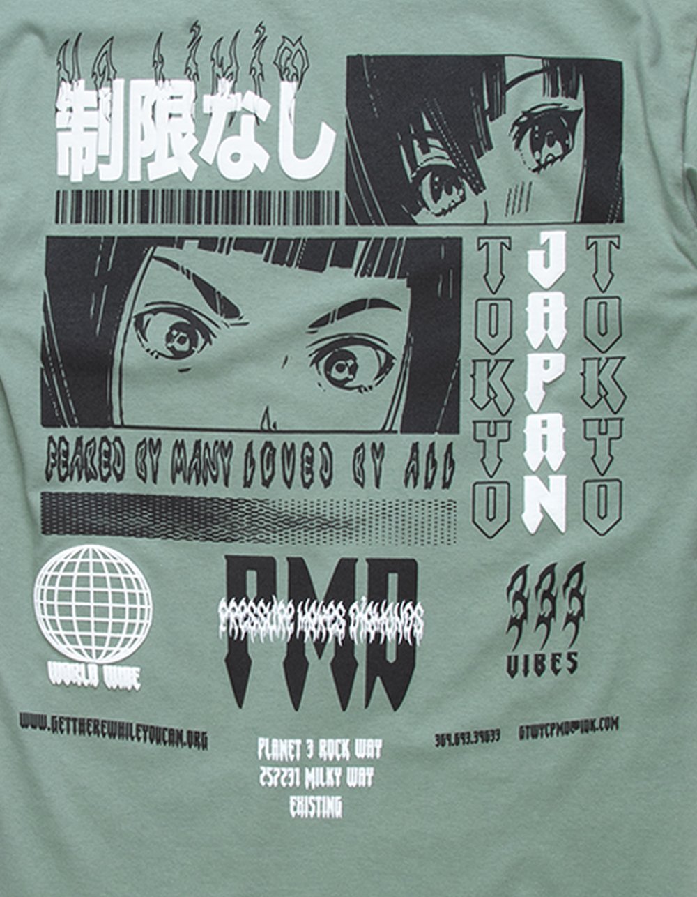 CVLA No Limit PMD Mens Tee - SAGE