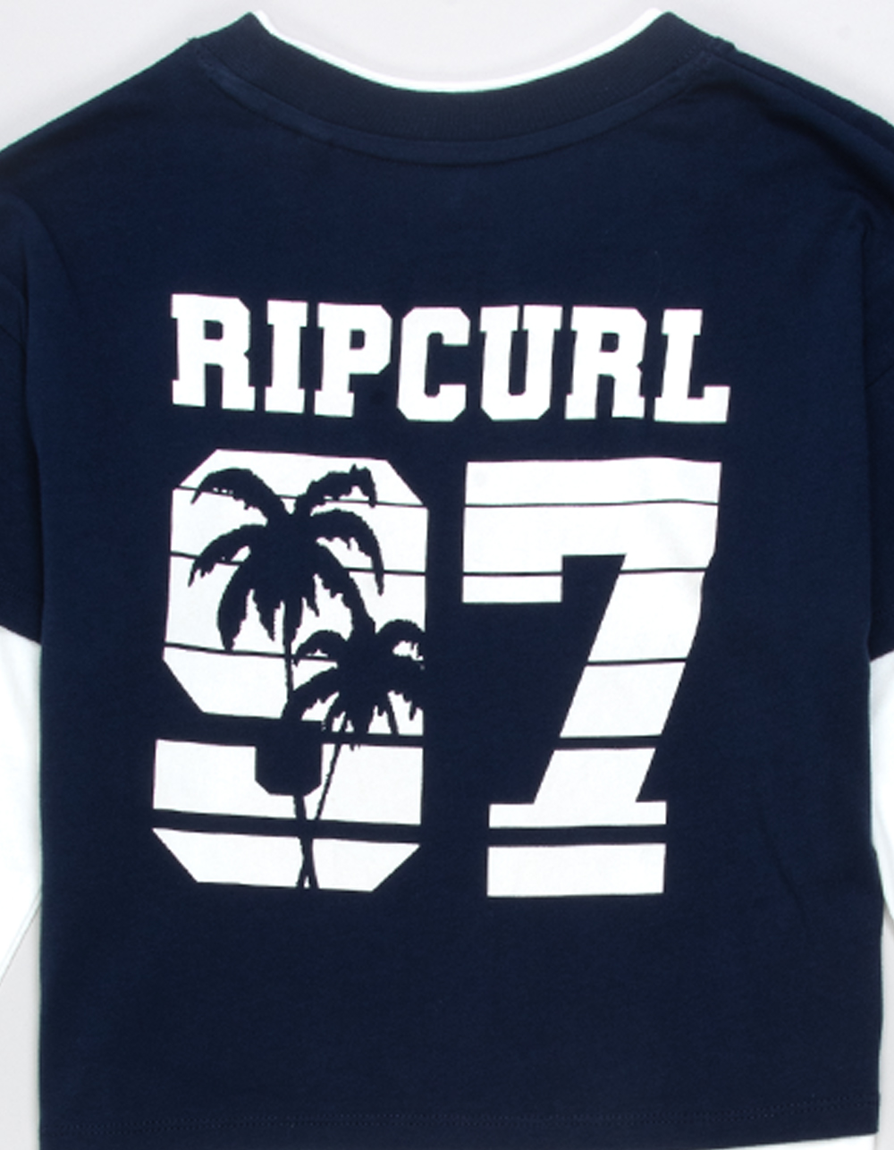 RIP CURL Retro Rama Girls Long Sleeve Tee - NAVY