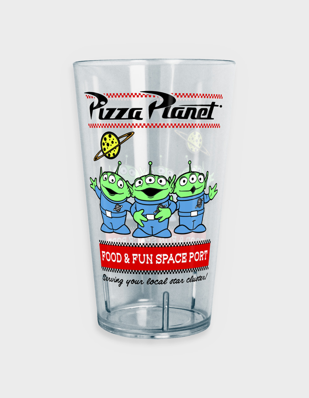 TOY STORY 24 oz. Pizza Planet Surf Plastic Cup - CLEAR