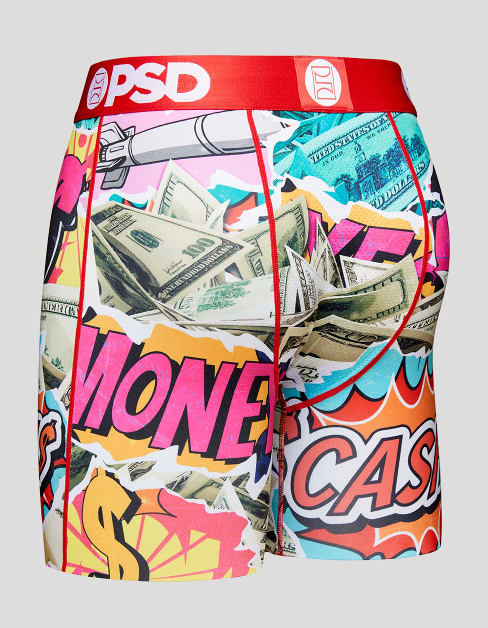 PSD Comic Bank Mens Boxer Briefs MULTI Tillys