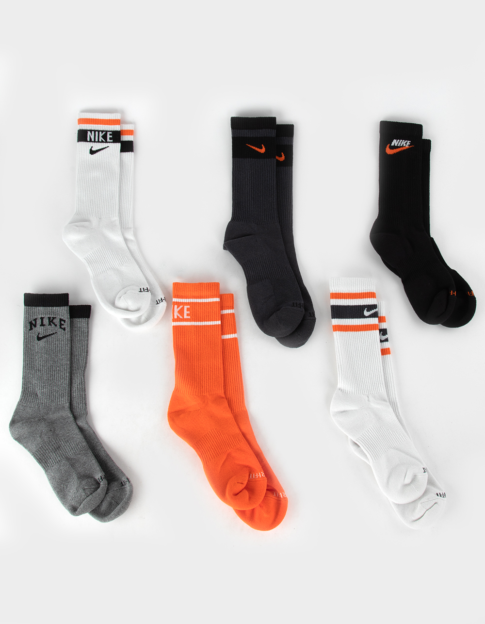 NIKE Everyday Plus Cushioned 6 Pack Crew Socks - WHITE COMBO | Tillys