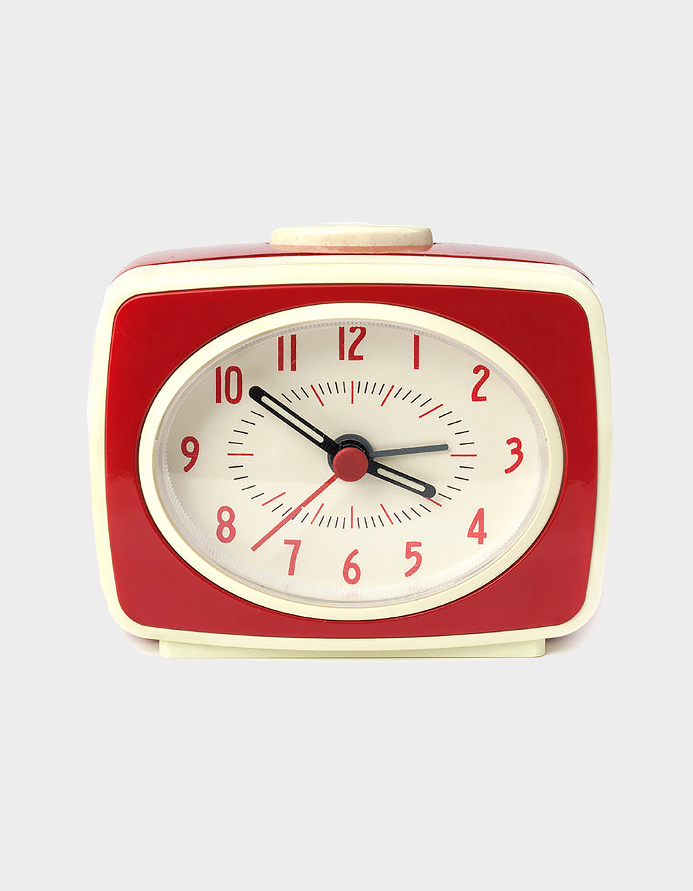 KIKKERLAND Small Classic Alarm Clock RED Tillys