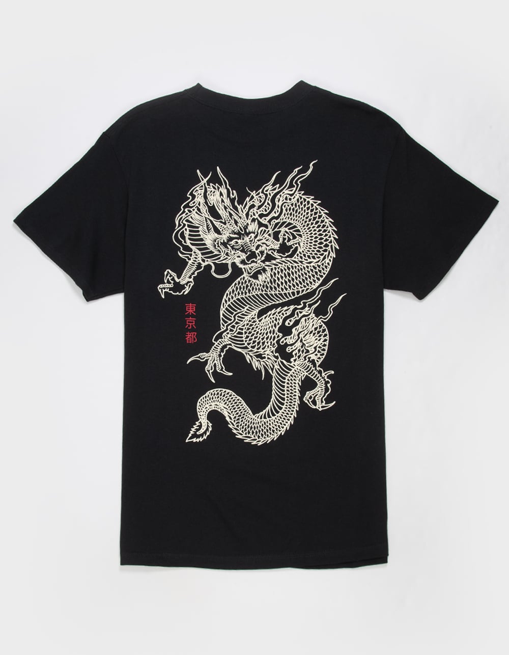 IKIGAI Japan Dragon Mens Tee - BLACK