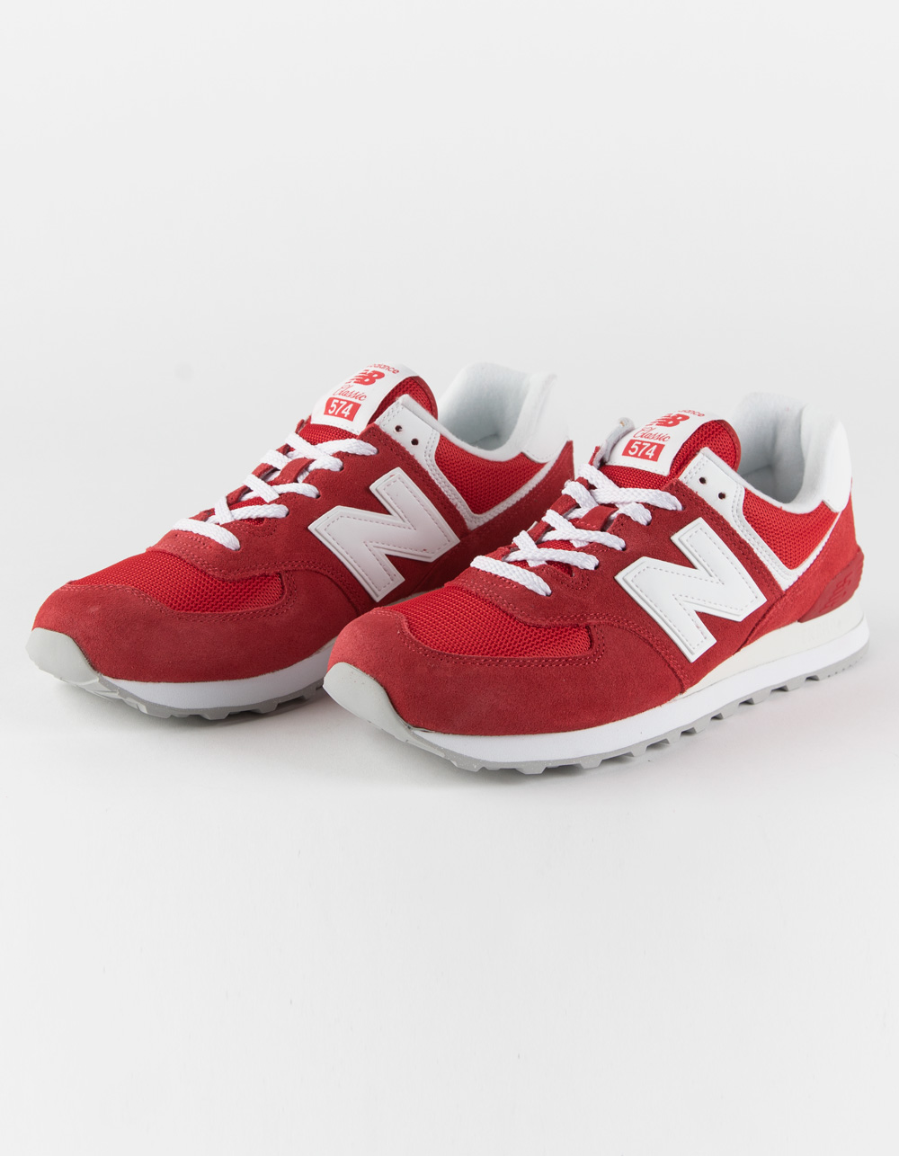NEW 574 Shoes - RED/WHITE |