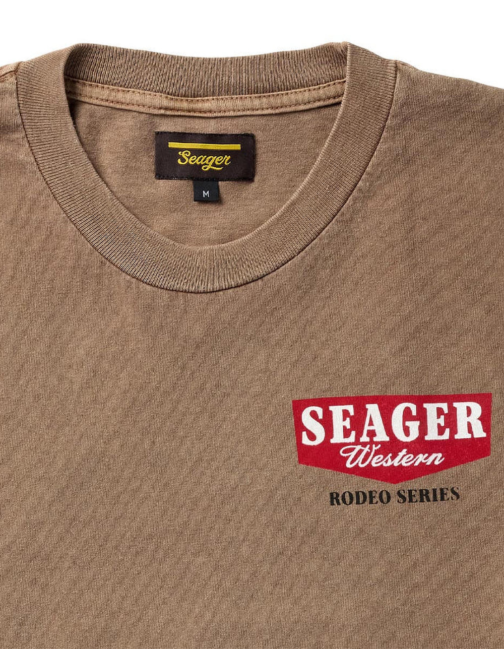 SEAGER Rodeo Series Mens Tee - BROWN