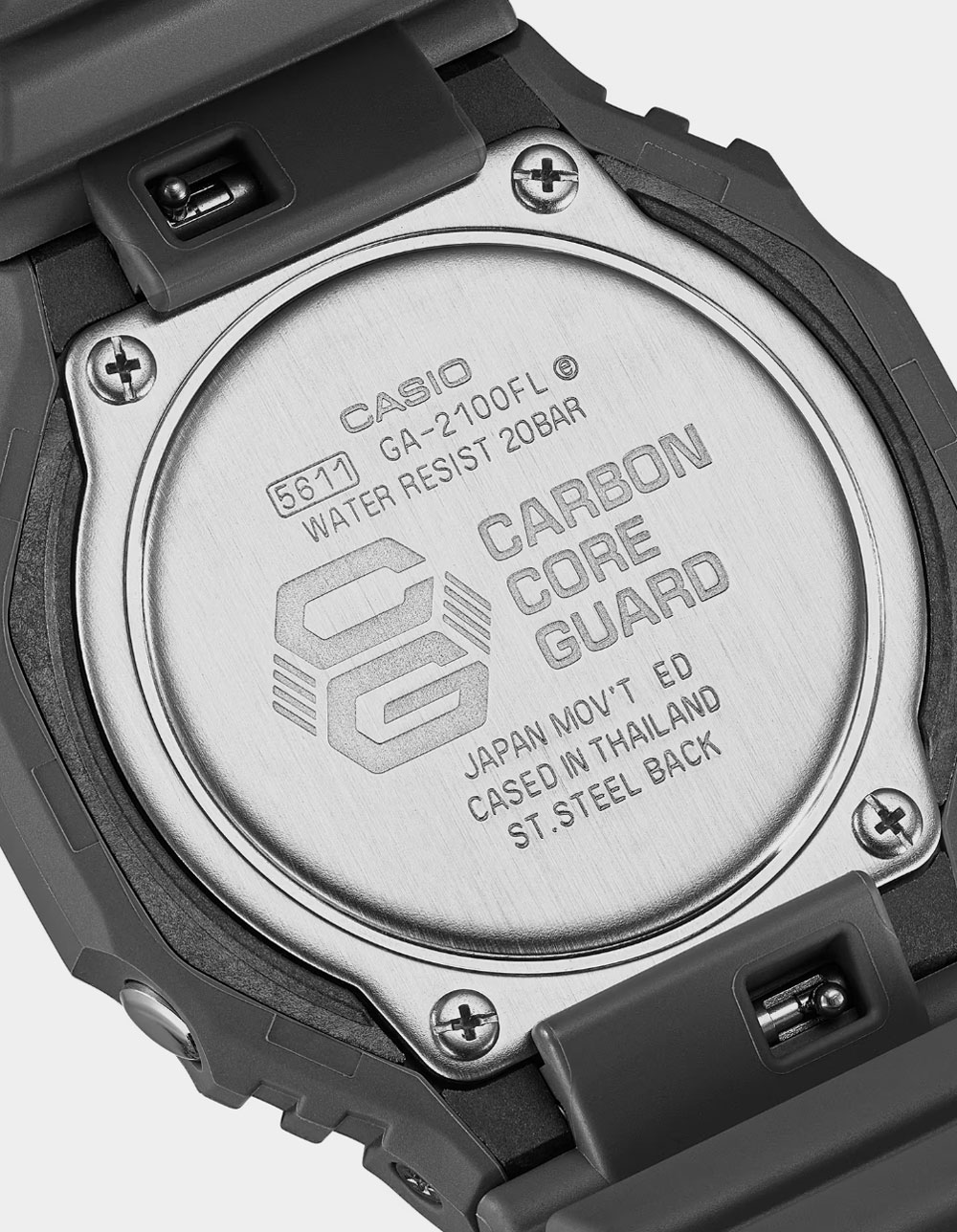 G-SHOCK GA2100FL-8A Watch - GRAY FLAME