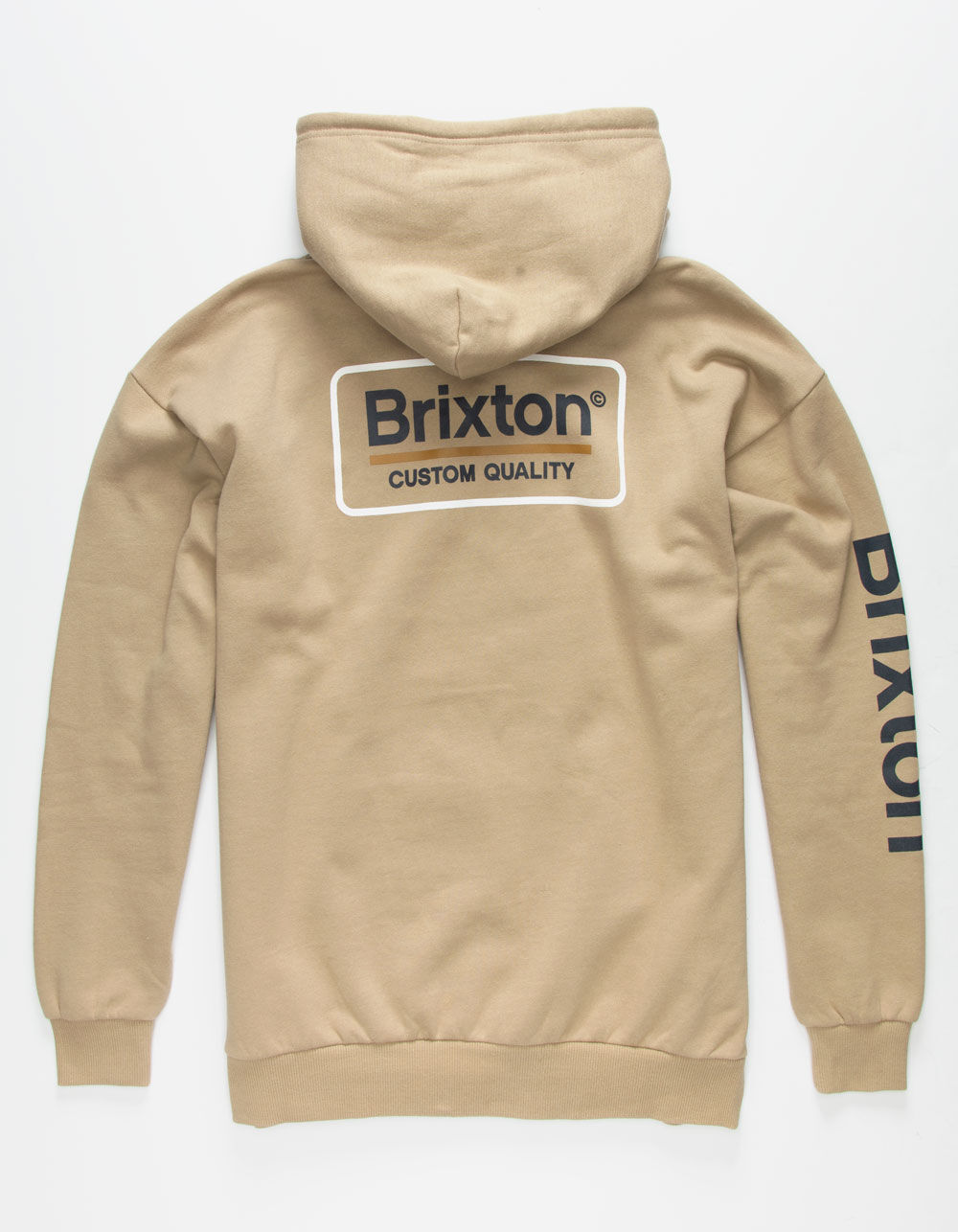 Brixton palmer ii white & grey hoodie Clearance